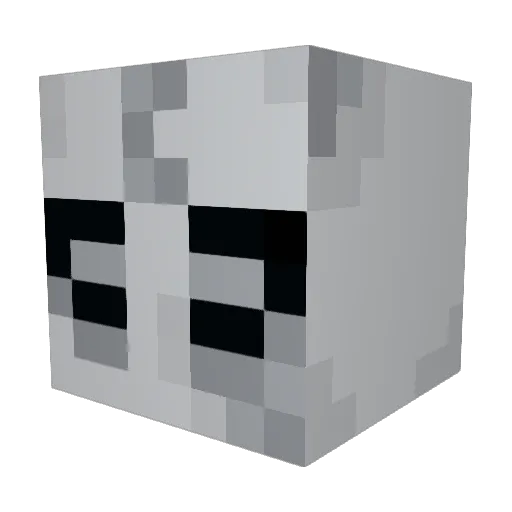 INVADERthegreat Minecraft avatar head, 3D render