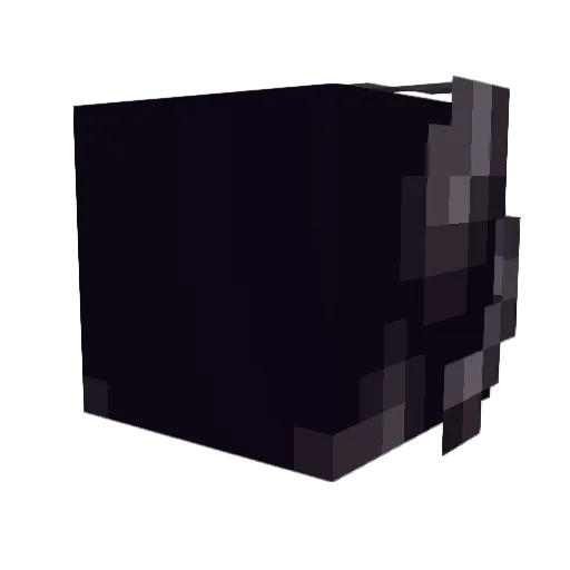 INVOE Minecraft avatar head, 3D render