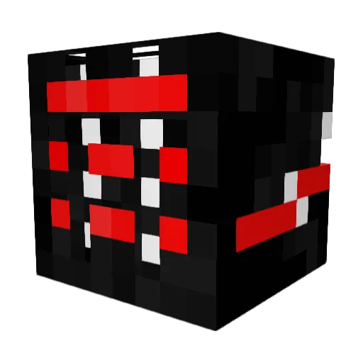 IN_CAN_TA_TION Minecraft avatar head, 3D render
