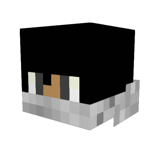 INcontrol_tx Minecraft avatar head, 3D render