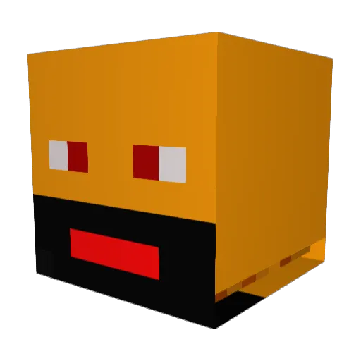 INeedBandz Minecraft avatar head, 3D render