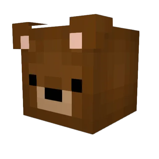 INeedFps_ Minecraft avatar head, 3D render