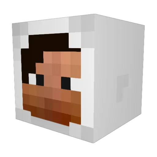 INeedaGF123 Minecraft avatar head, 3D render