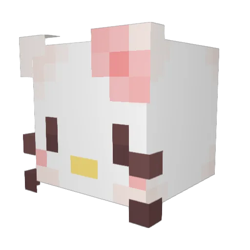 INeiis Minecraft avatar head, 3D render