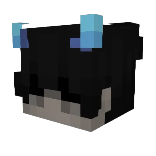 INeppyI Minecraft avatar head, 3D render