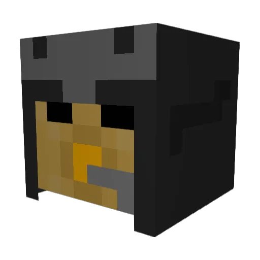 INickoz Minecraft avatar head, 3D render