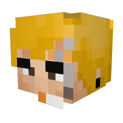 INterceptMC Minecraft avatar head, 3D render