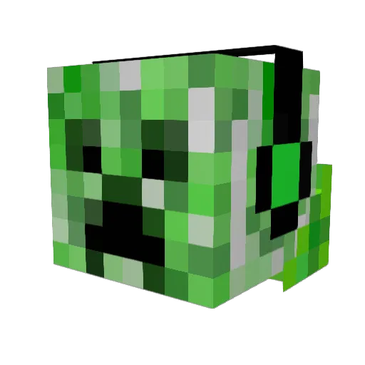 IOSYBE Minecraft avatar head, 3D render