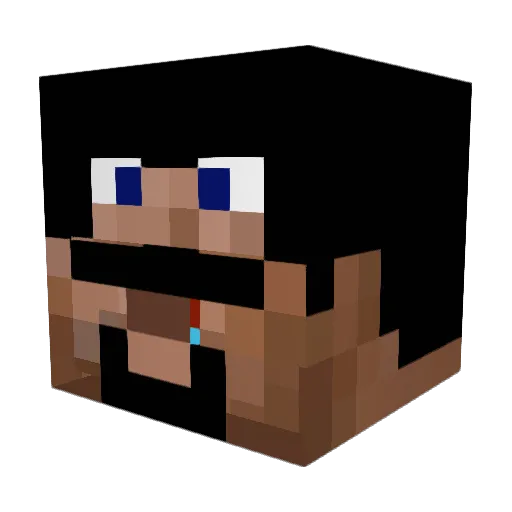 IOctavianI Minecraft avatar head, 3D render