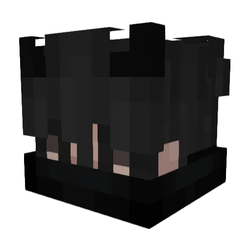 IOsmaaan Minecraft avatar head, 3D render