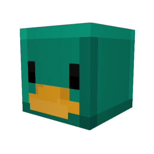IPAFan Minecraft avatar head, 3D render