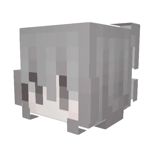 IPD__ Minecraft avatar head, 3D render