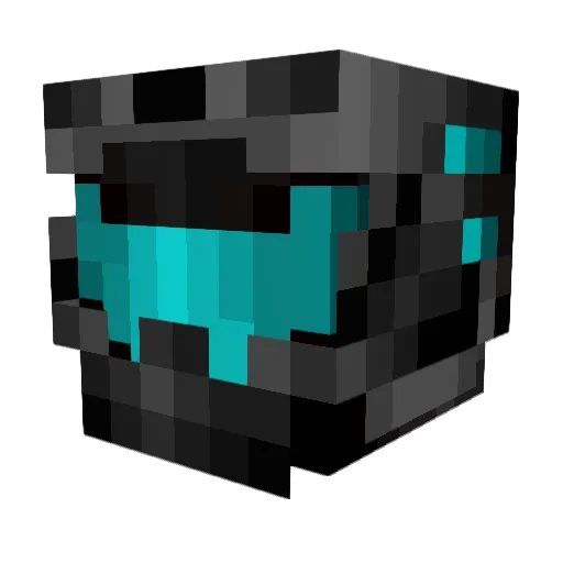 IPNA Minecraft avatar head, 3D render