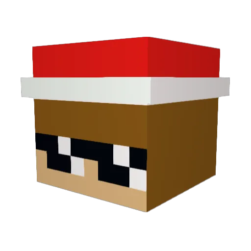 IPRAYONKIDS Minecraft avatar head, 3D render