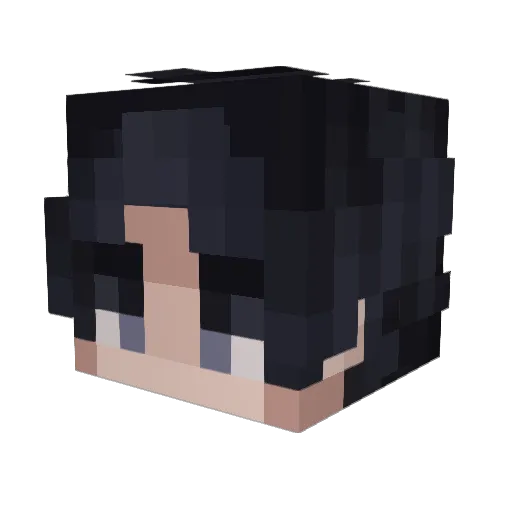 IPROCOMB0 Minecraft avatar head, 3D render