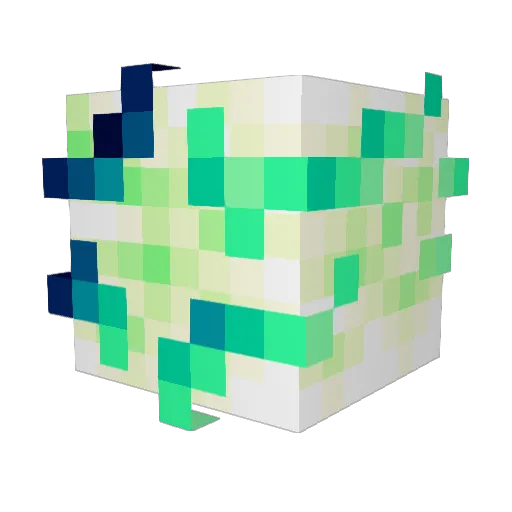 IPS0 Minecraft avatar head, 3D render