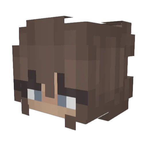 IPotatoGrill Minecraft avatar head, 3D render