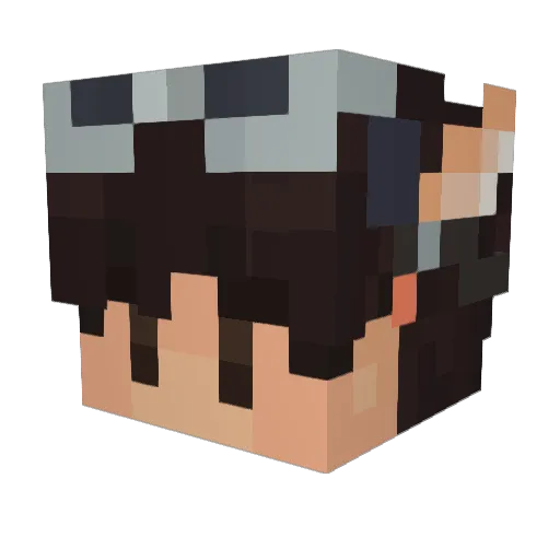 IPreferTheAir Minecraft avatar head, 3D render