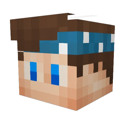 IPriimeZI Minecraft avatar head, 3D render
