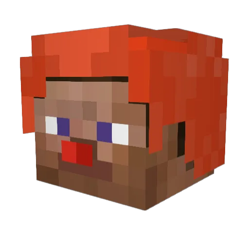 IQBolzen21 Minecraft avatar head, 3D render