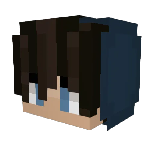 IQCreditUnion Minecraft avatar head, 3D render