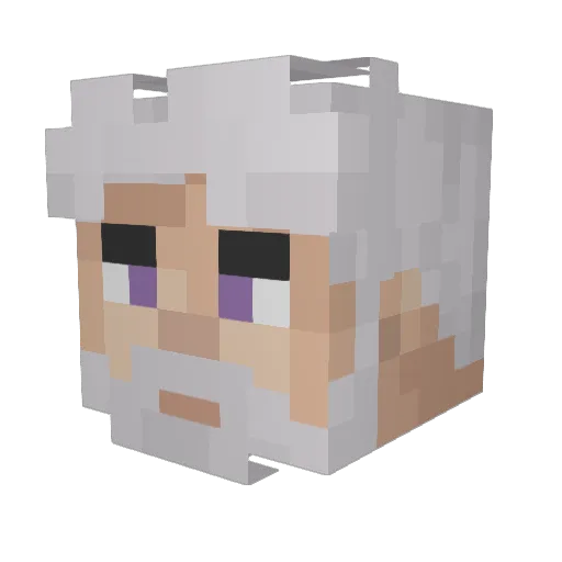 IQDivider Minecraft avatar head, 3D render