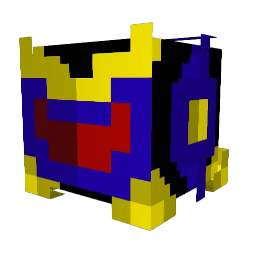 IQVoltic Minecraft avatar head, 3D render