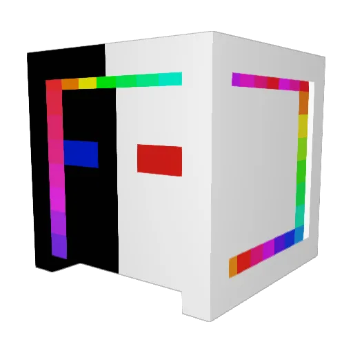 IQ_NeGaTiVe_ZeRo Minecraft avatar head, 3D render