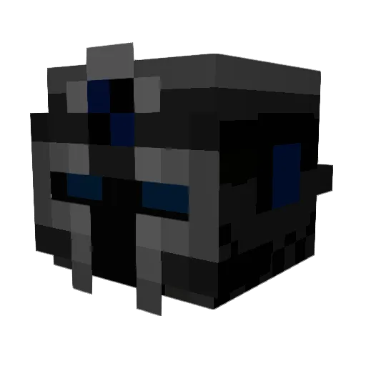 IQattacc Minecraft avatar head, 3D render