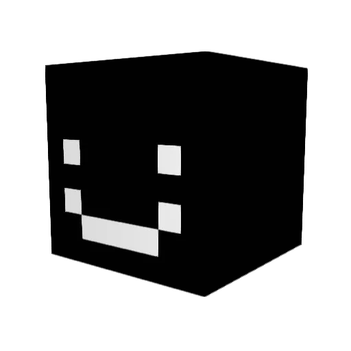 IQbeast Minecraft avatar head, 3D render