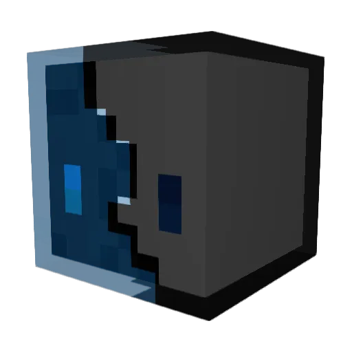 IR525 Minecraft avatar head, 3D render