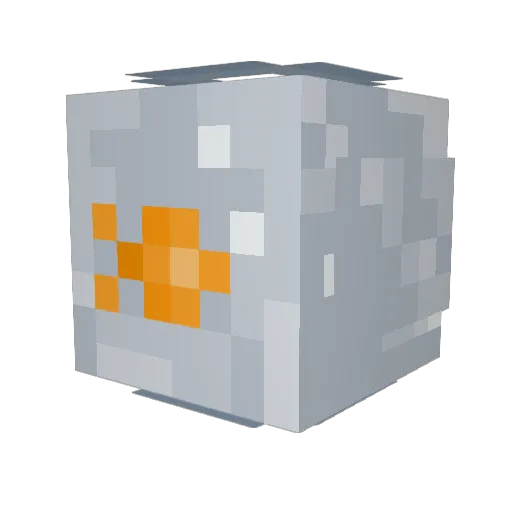 IRFishBowl Minecraft avatar head, 3D render