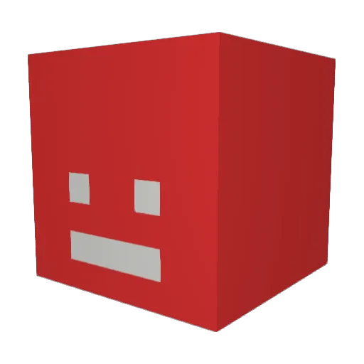IRIRIN25 Minecraft avatar head, 3D render