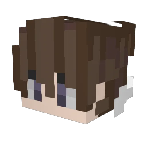 IRON_MAN46 Minecraft avatar head, 3D render