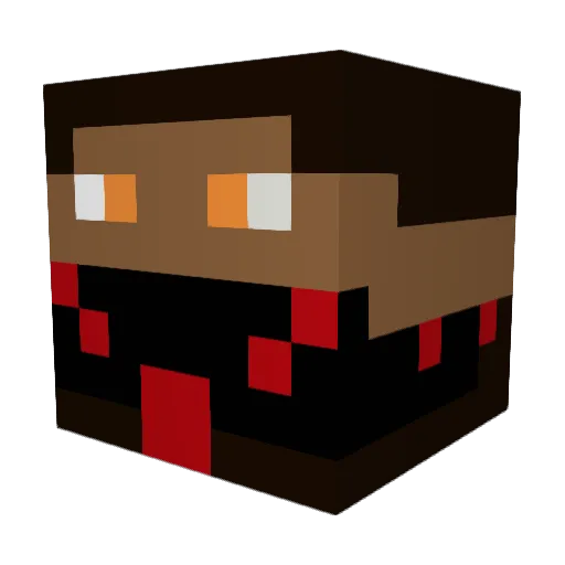 IRREGULARLORD27 Minecraft avatar head, 3D render