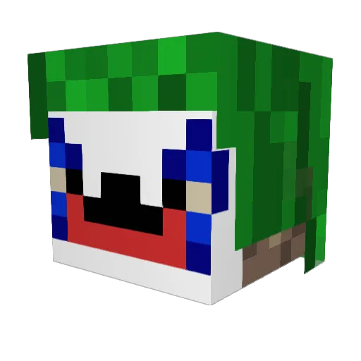 IRRUTIAS Minecraft avatar head, 3D render