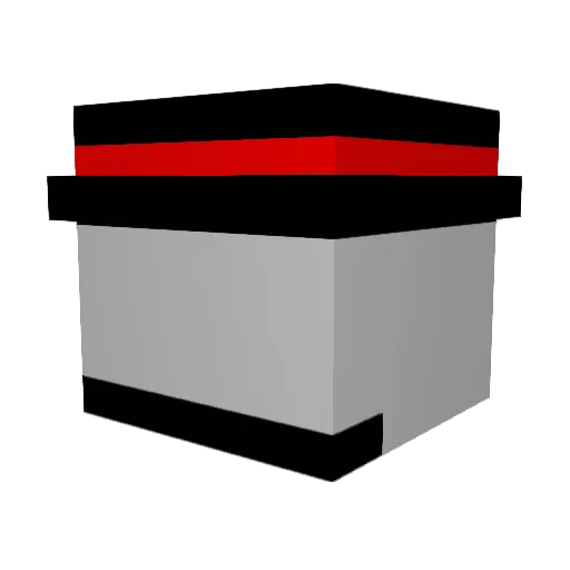 IRSMC Minecraft avatar head, 3D render