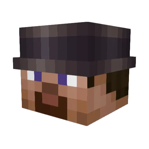IRSTaxCollector1 Minecraft avatar head, 3D render