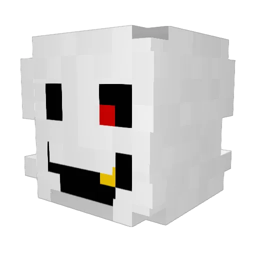 IRaGaLiK Minecraft avatar head, 3D render