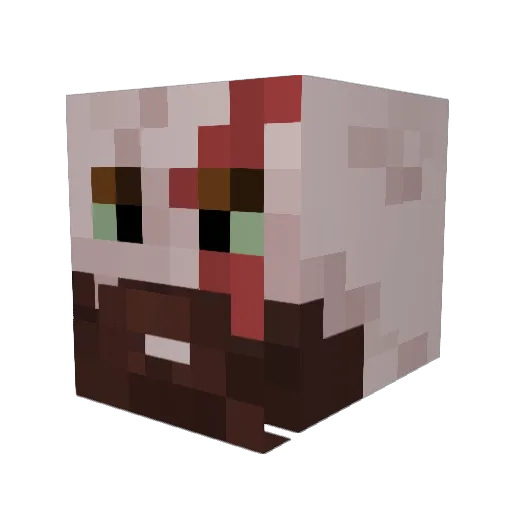 IRastanI Minecraft avatar head, 3D render