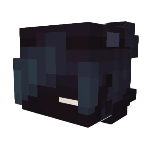 IRayser Minecraft avatar head, 3D render
