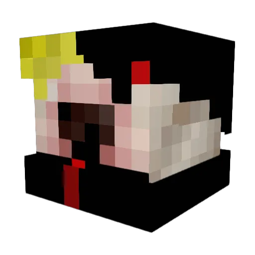 IRespectWoman Minecraft avatar head, 3D render