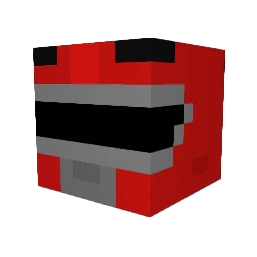 IRiverI Minecraft avatar head, 3D render