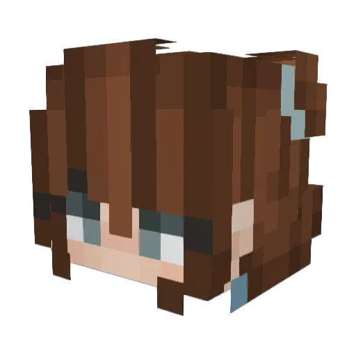 IRrzen_ Minecraft avatar head, 3D render
