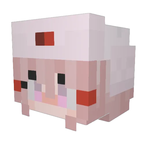 IRugRatI Minecraft avatar head, 3D render