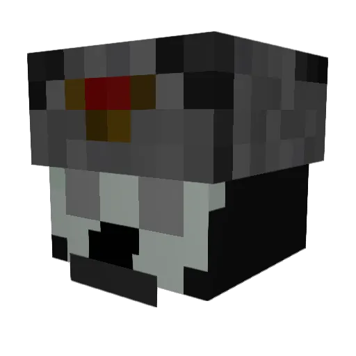 IS2_Master Minecraft avatar head, 3D render