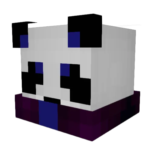 ISAAC2JUNIOR Minecraft avatar head, 3D render