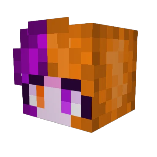 ISAA_VALOR Minecraft avatar head, 3D render