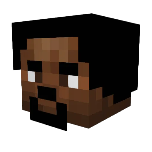 ISABELLALALADONG Minecraft avatar head, 3D render