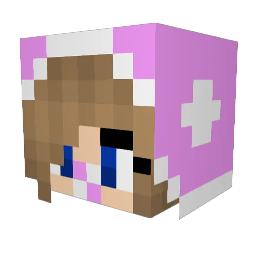 ISAK436 Minecraft avatar head, 3D render